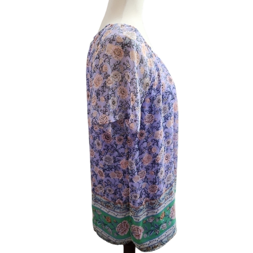 NWT Lauren Conrad purple blouse. Small - Picture 3 of 9